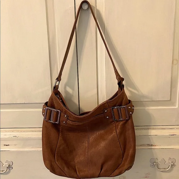 Perlina Bags Perlina Brown Leather Shoulder Bag Poshmark